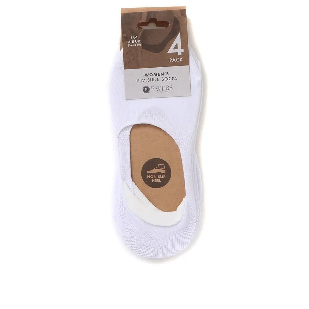 4 Pack Invisible Socks - EKIN37001 / 324 057