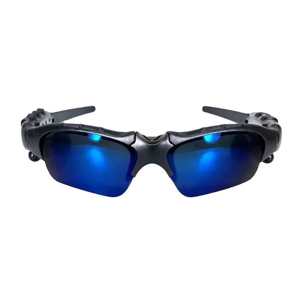 5.0 Smart Bluetooth Audio Glasses - Polarized Sunglasses with Stereo Surround Sound Headphones for Cycling, Sports, and Music Calls