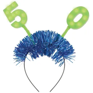 50th Light Up Foil & Plastic Headbopper
