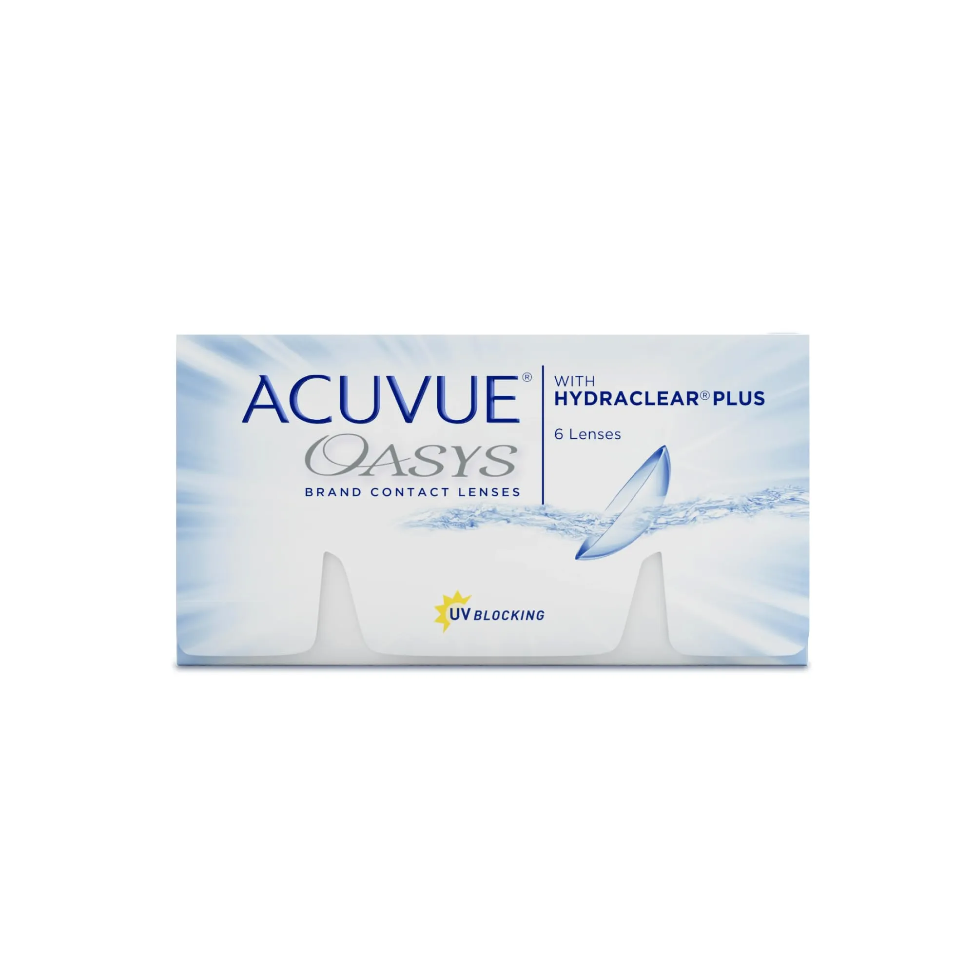 ACUVUE OASYS contact lenses - 2-week lenses for day and night with -3.25 dpt and BC 8.4 - UV protection, protection against drying out & extremely comfortable to wear - 6 lenses