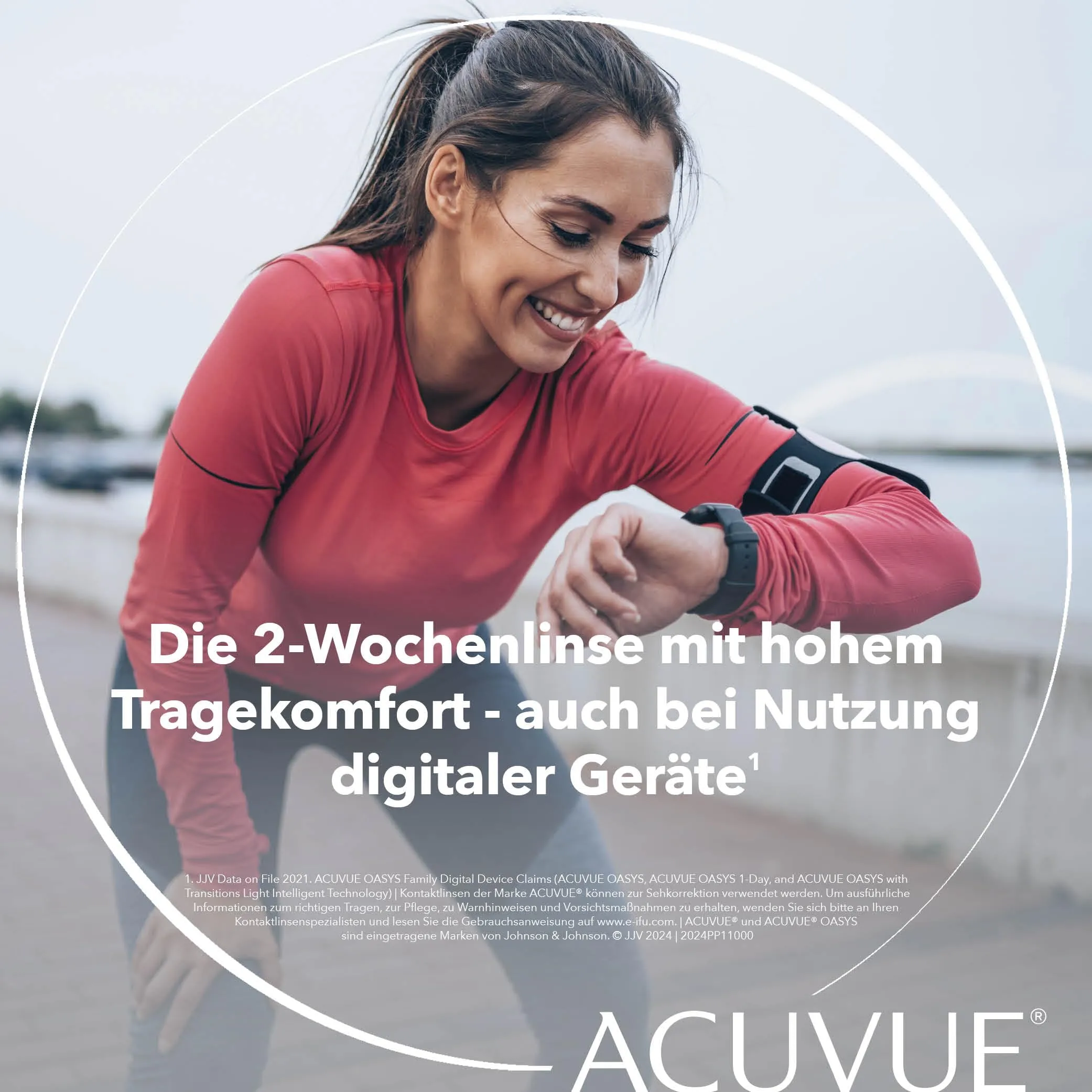 ACUVUE OASYS contact lenses - 2-week lenses for day and night with -6 dpt and BC 8.4 - UV protection, drying out protection & extremely comfortable to wear - 6 lenses
