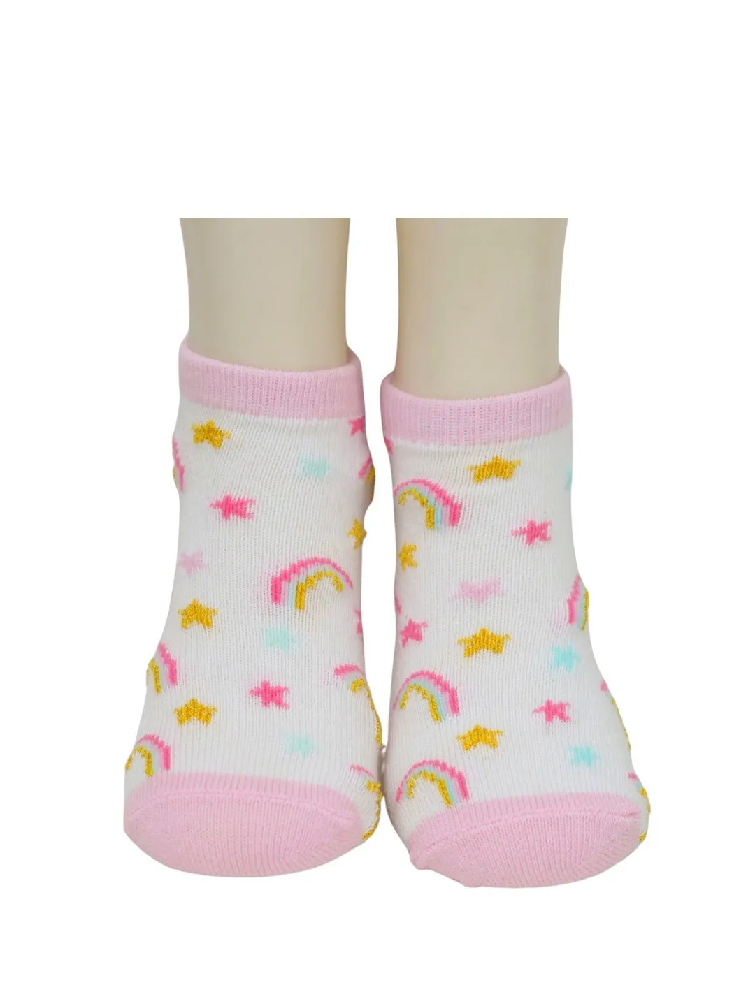 Adorable Rainbow and Unicorn Magic Socks Combo for Girls