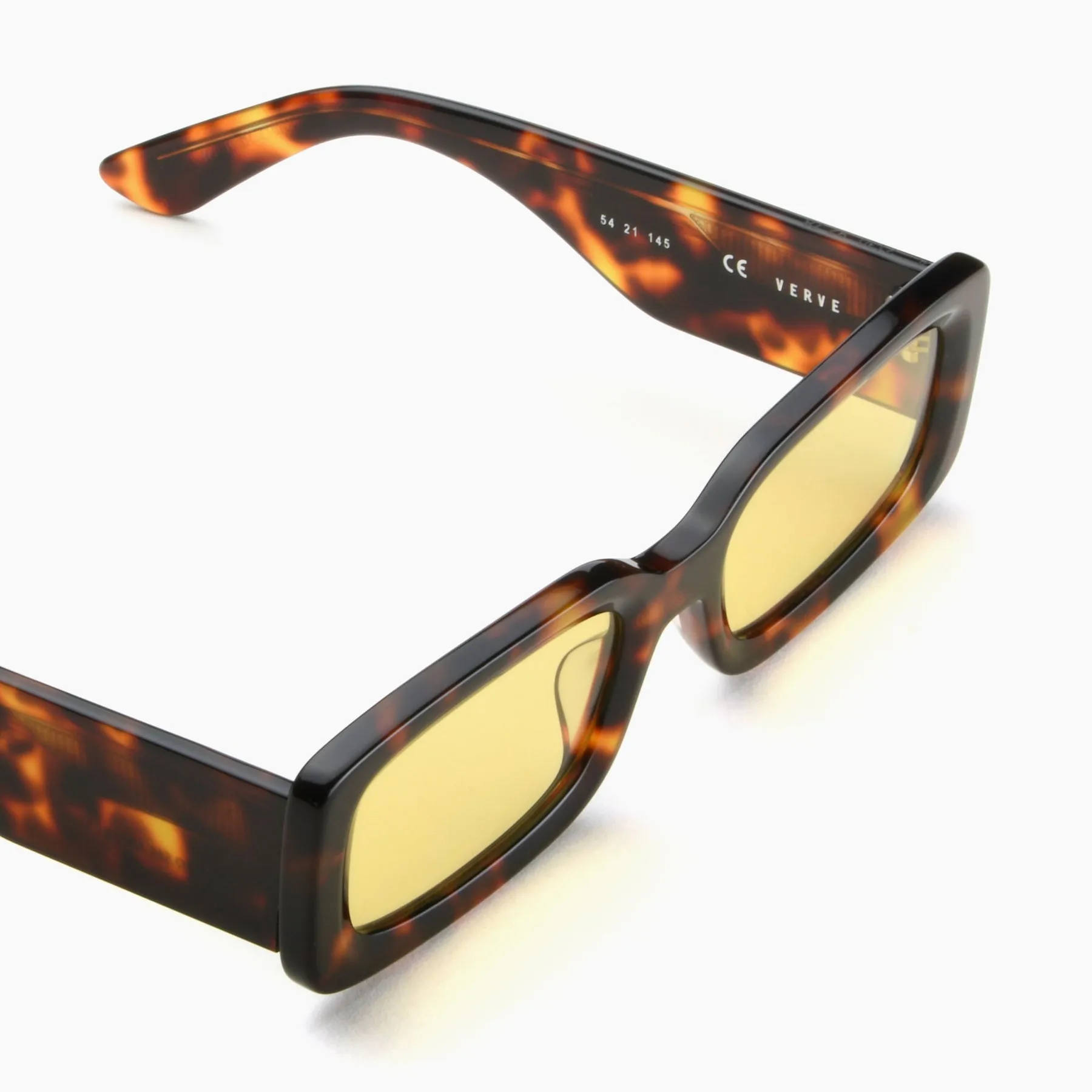 Akila Eyewear, Verve, Tortoise Acetate / Yellow Lens