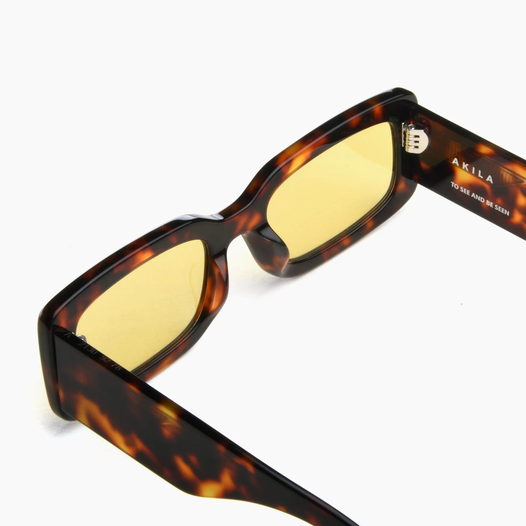 Akila Eyewear, Verve, Tortoise Acetate / Yellow Lens