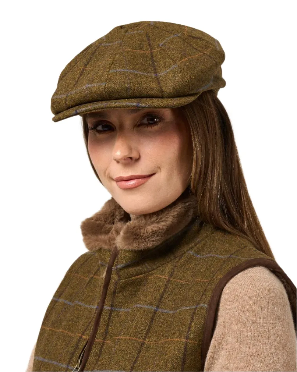 Alan Paine Ladies Combrook Tweed Cap