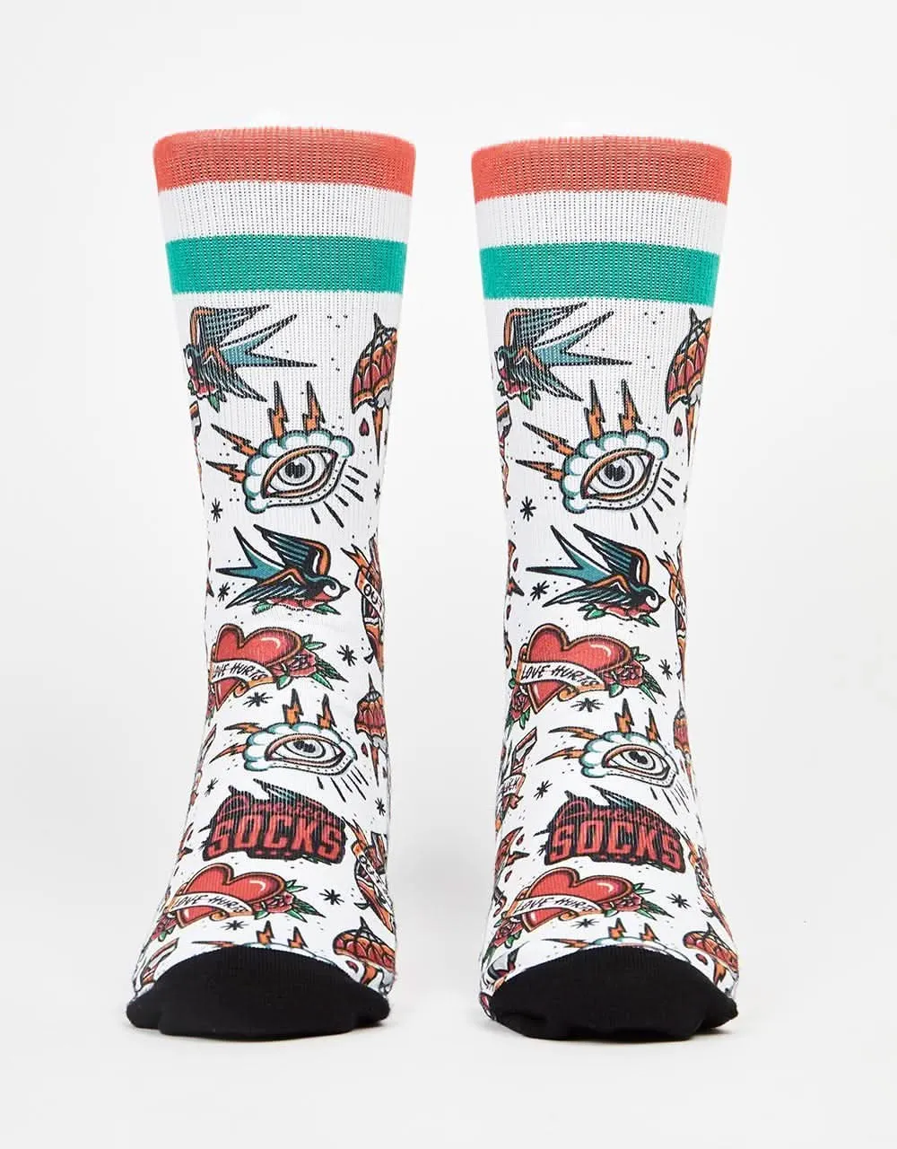 American Socks Love Hurts Socks - White
