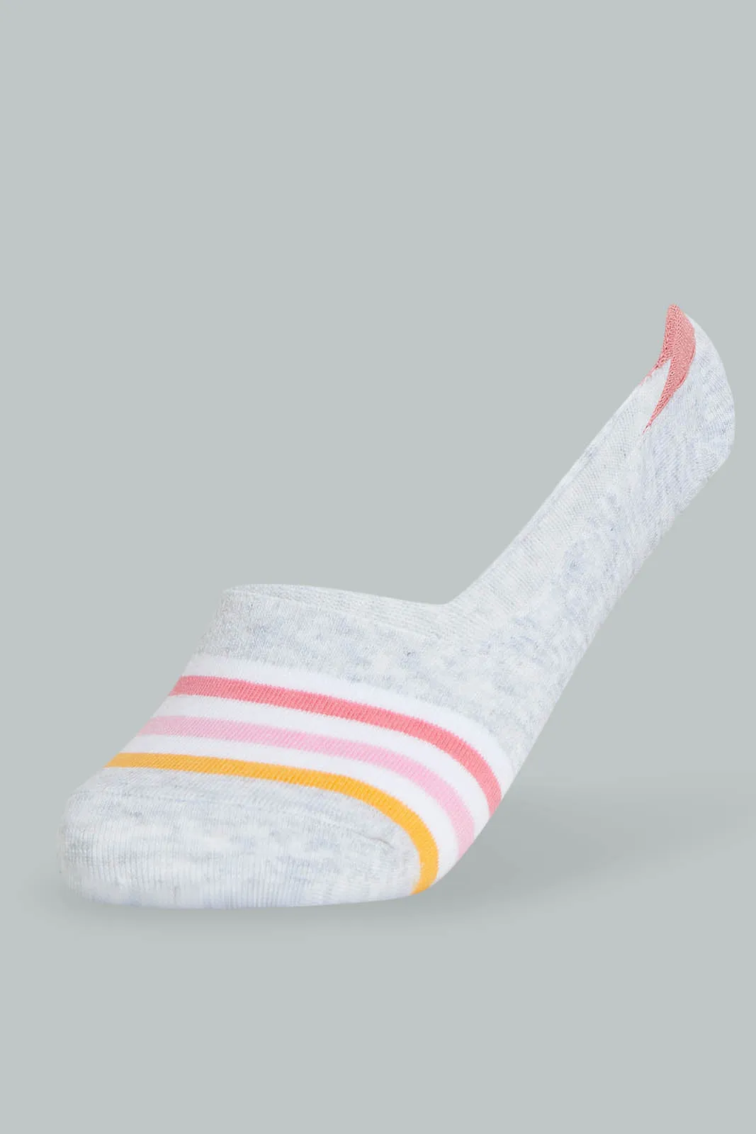 Assorted Striped Invisible Socks (Pack of 5)
