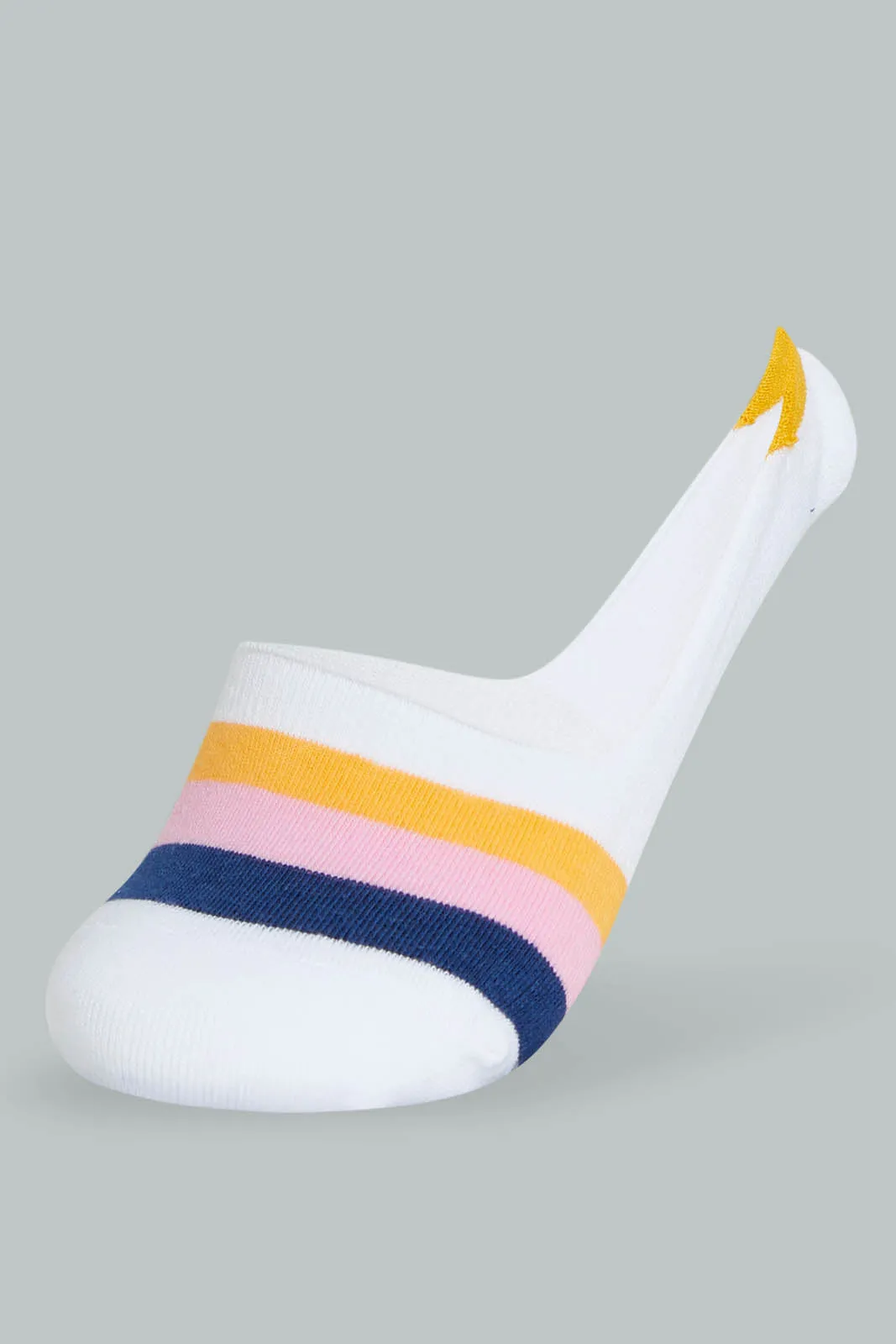 Assorted Striped Invisible Socks (Pack of 5)