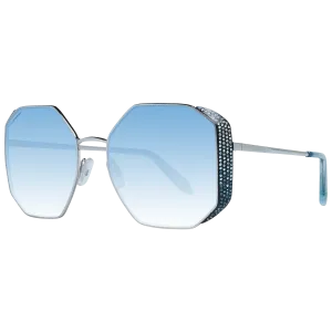 Atelier Swarovski Elegant Silver Trapezium Sunglasses