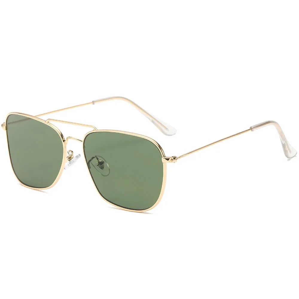 Aviator Reverse Square Sunglasses Polarized Anti-Glare 100% UV Protection Inverted Lens