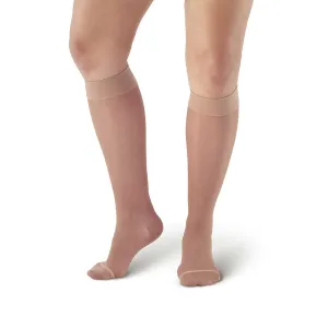 AW 16 Sheer Support Knee Highs 15-20 mmHg