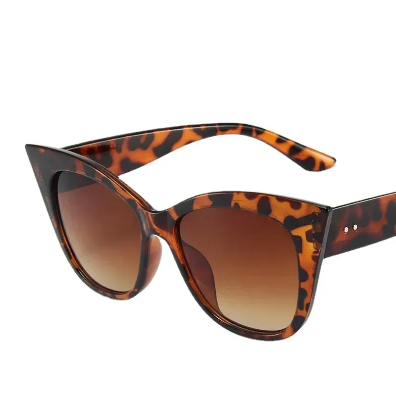 Big Frame Cat Sun Glasses Retro Shades UV400