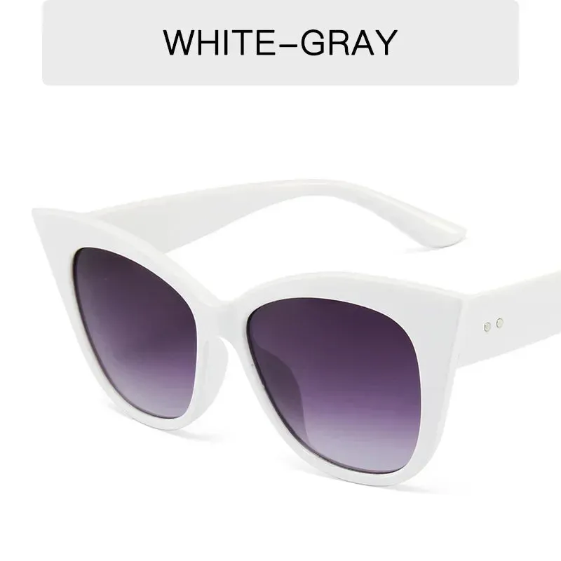 Big Frame Cat Sun Glasses Retro Shades UV400