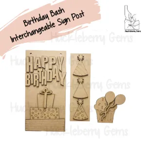 Birthday Bash Kit for Sign Post