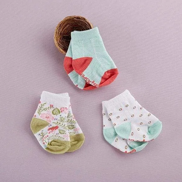 Bitsy Bluebird Plush Plus Bird with Socks for Baby