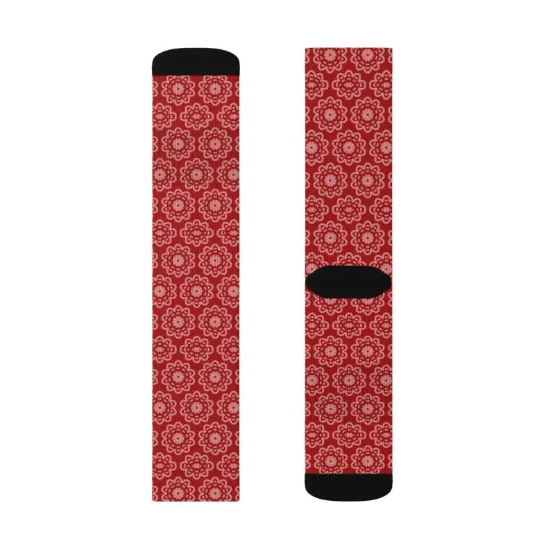 Bold Abstract Pattern Sublimation Socks