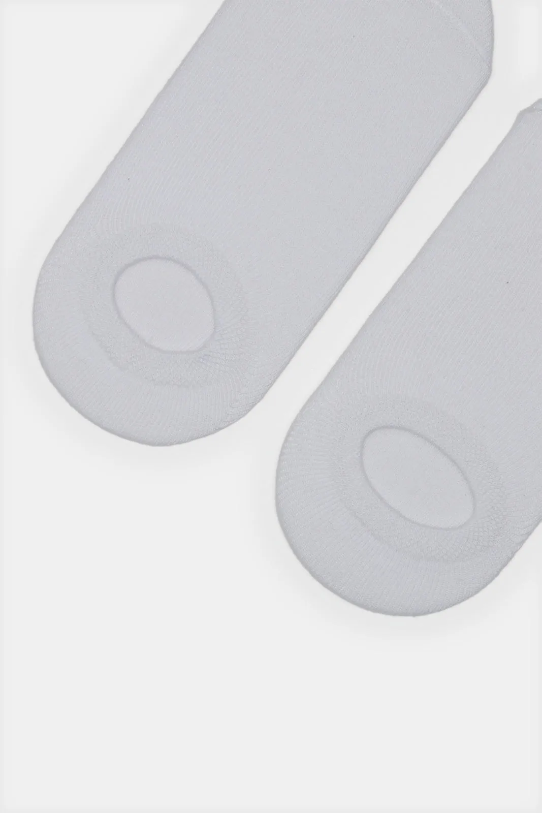 Boys White Invisible Socks Set (Pack of 2)
