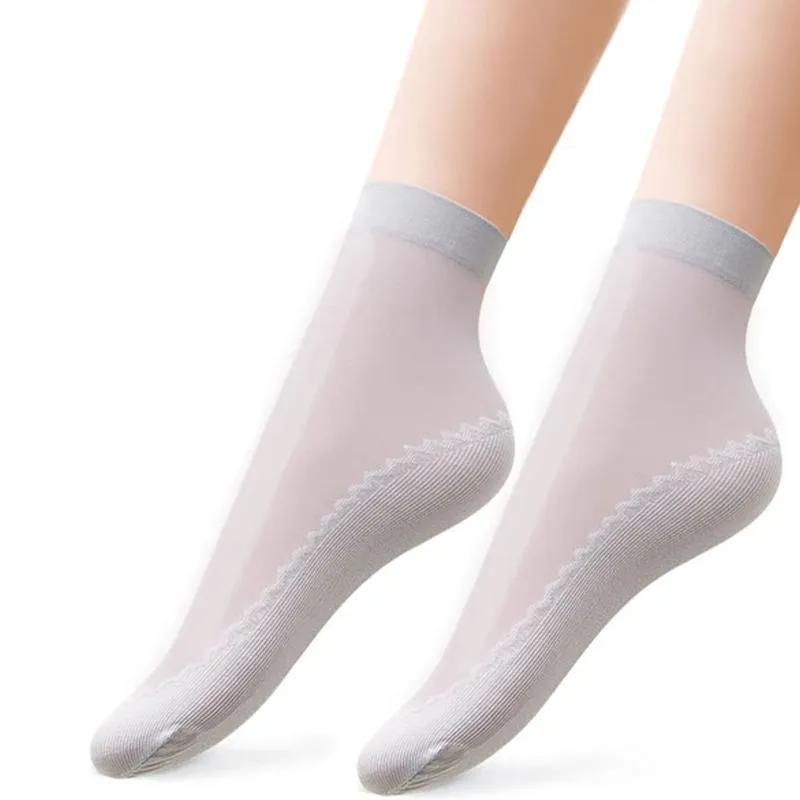Breathable Silky Anti-Slip Socks