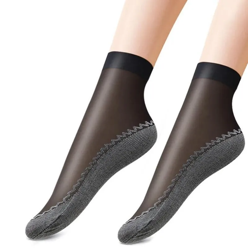 Breathable Silky Anti-Slip Socks