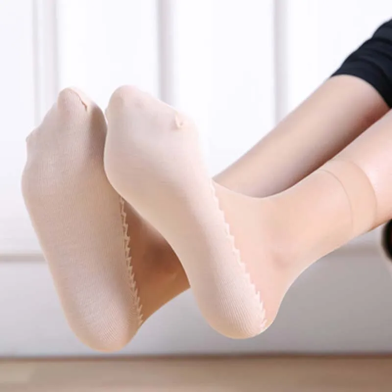 Breathable Thin Transparent Socks