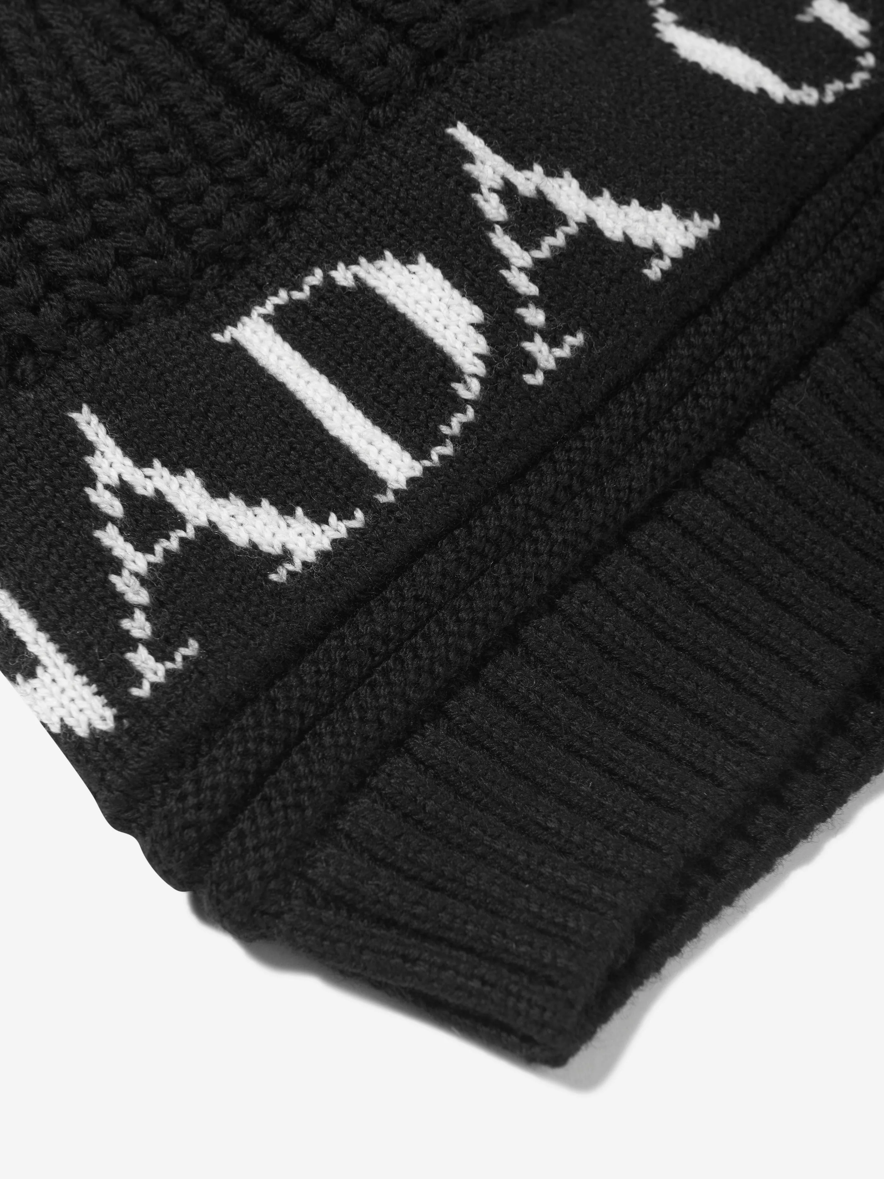 Canada Goose Baby Double Pom Hat in Black