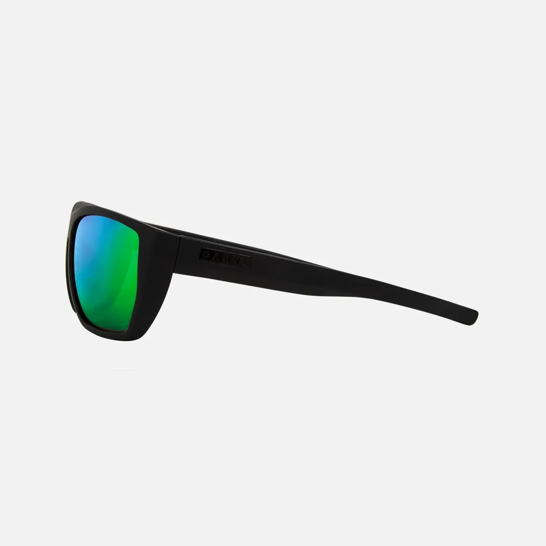 Carbon - Matte Black Frame - Polarized Mineral Glass Green Iridium Lens