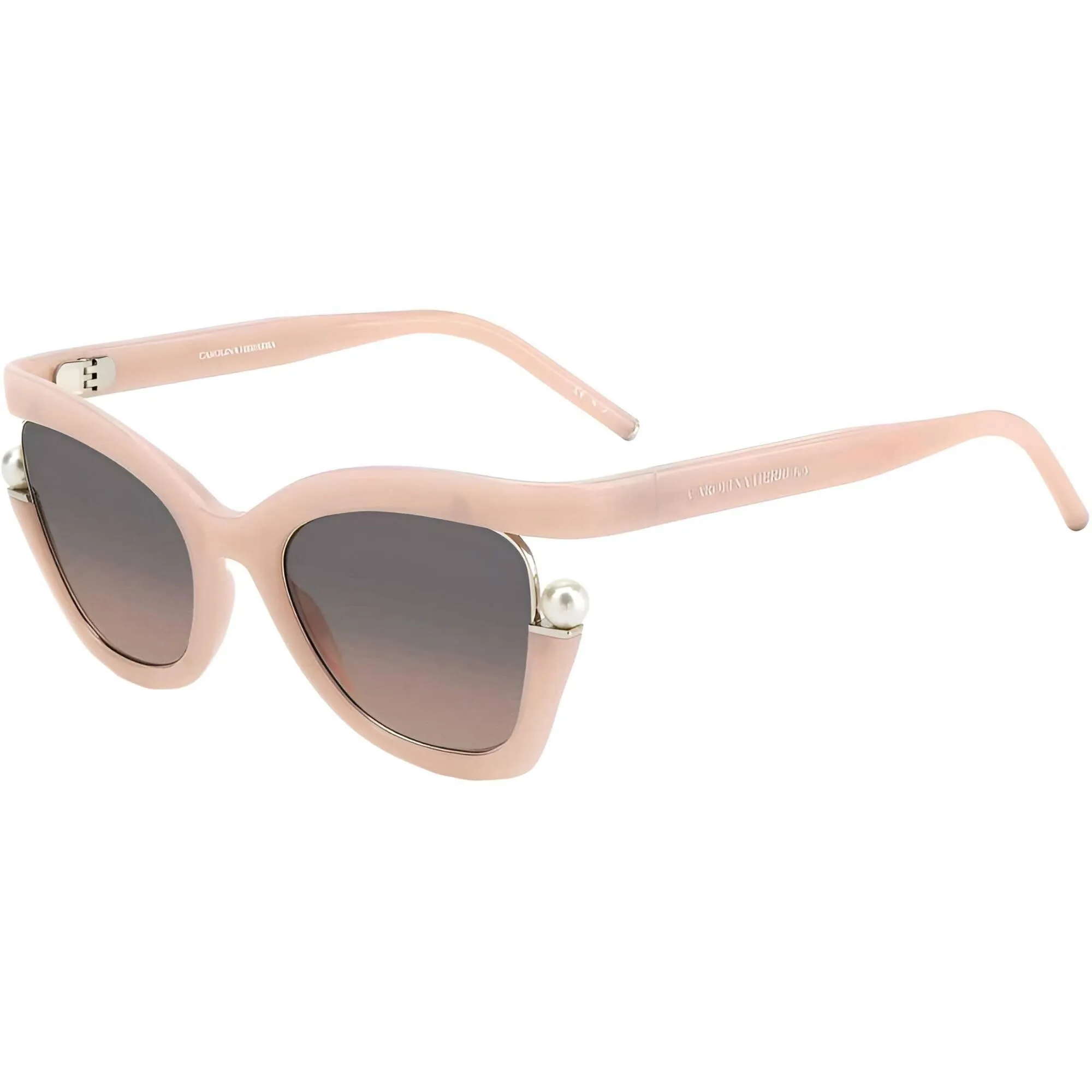 Carolina Herrera Women's Sunglasses - Nude Full Rim Cat Eye Frame | CH 0002/S 0FWM