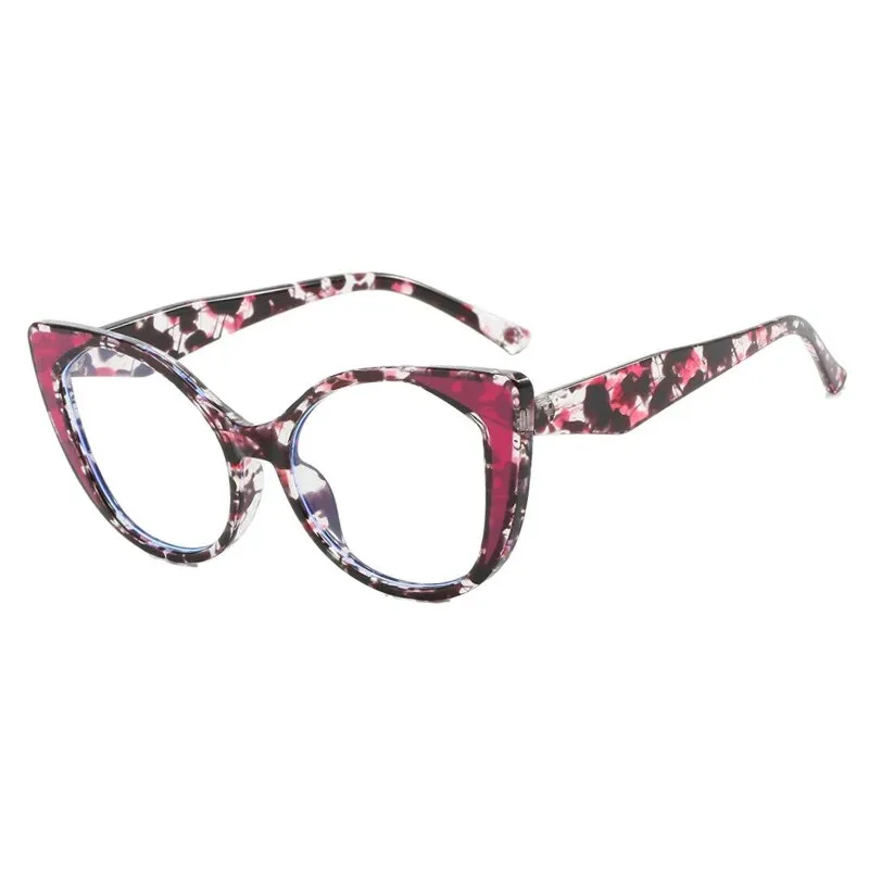 CCspace Women's Full Rim Cat Eye Tr 90 Titanium Hyperopic Eyeglasses R57025
