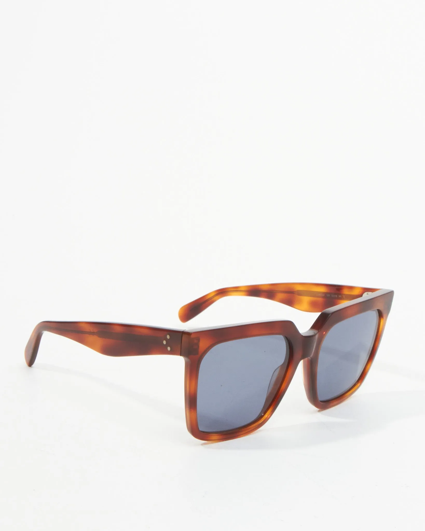 Celine Brown Havana Square Polarized CL400551 Sunglasses