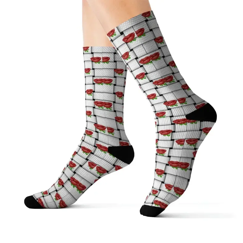 Chic Weaved Pattern Socks for Ultimate Comfort