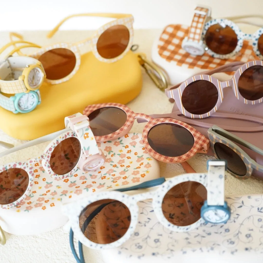 CLASSIC: BENDABLE & POLARIZED SUNGLASSES | SUNSET GINGHAM