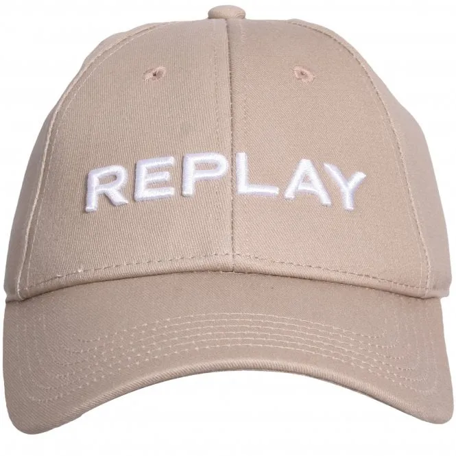 Classic Logo Baseball Cap, Grey Sand