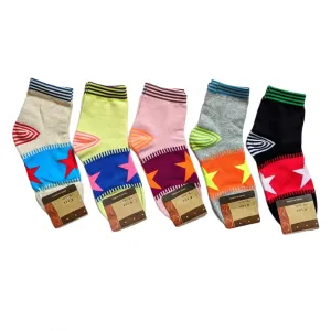 Colourful Stars Women Socks | Long Socks | Colorful Socks |  Women Socks