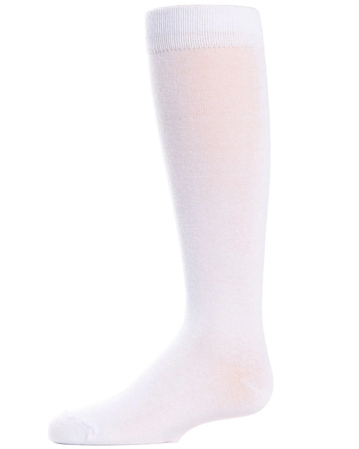 Cotton Blend Knee High Girls Uniform Socks