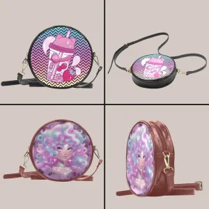 Create Your Own-PU Leather Round Bag