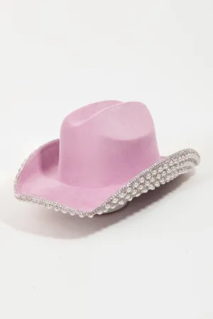 Dazzling Desperado Pink Pearl Cowboy Hat