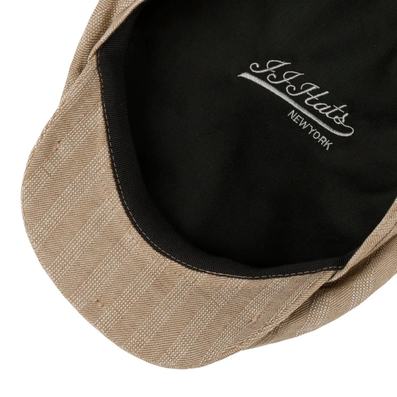 Driver Cap Linen Striped by JJ Hats