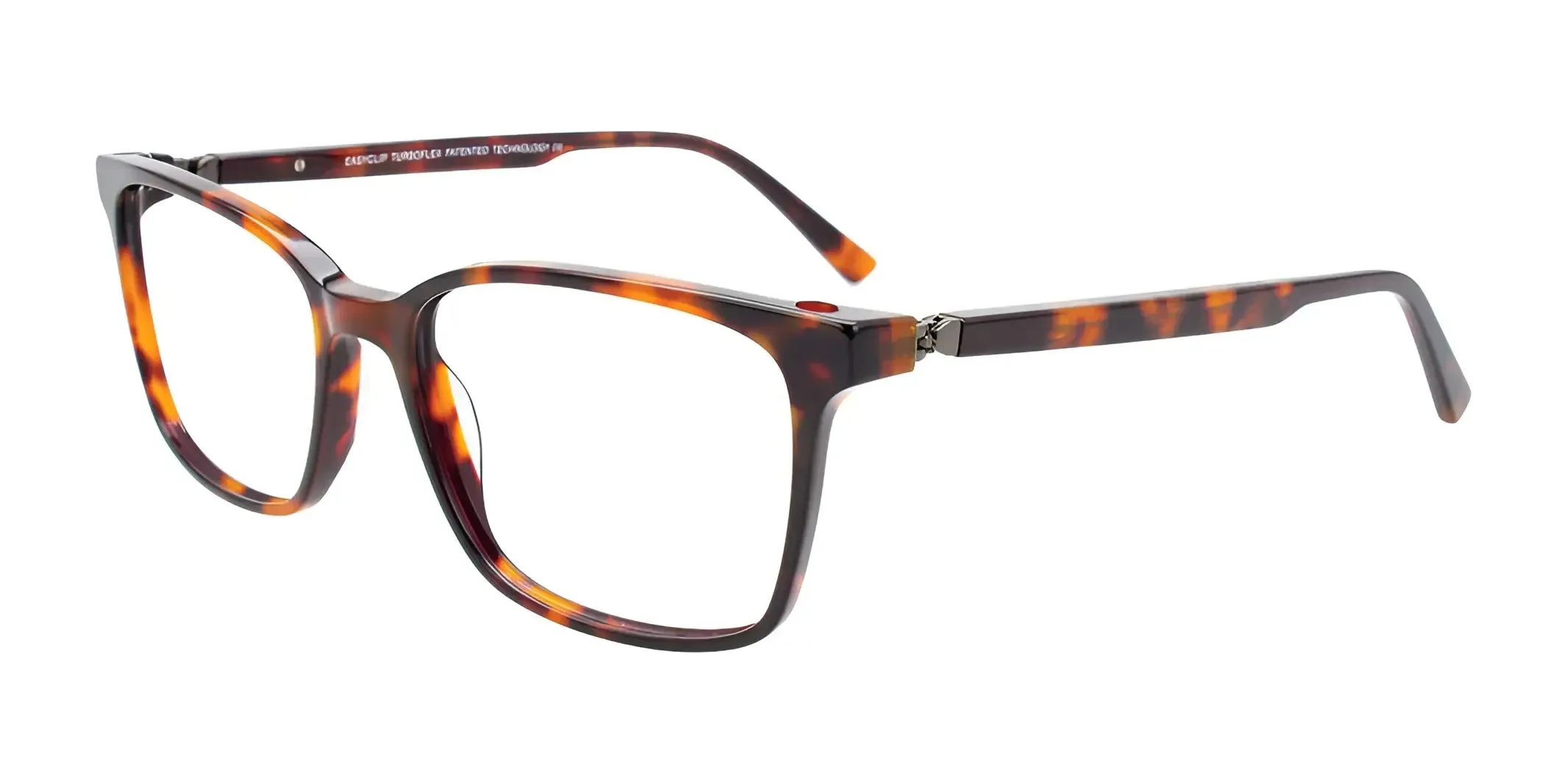 EasyClip EC564 Eyeglasses with Clip-on Sunglasses | Size 55