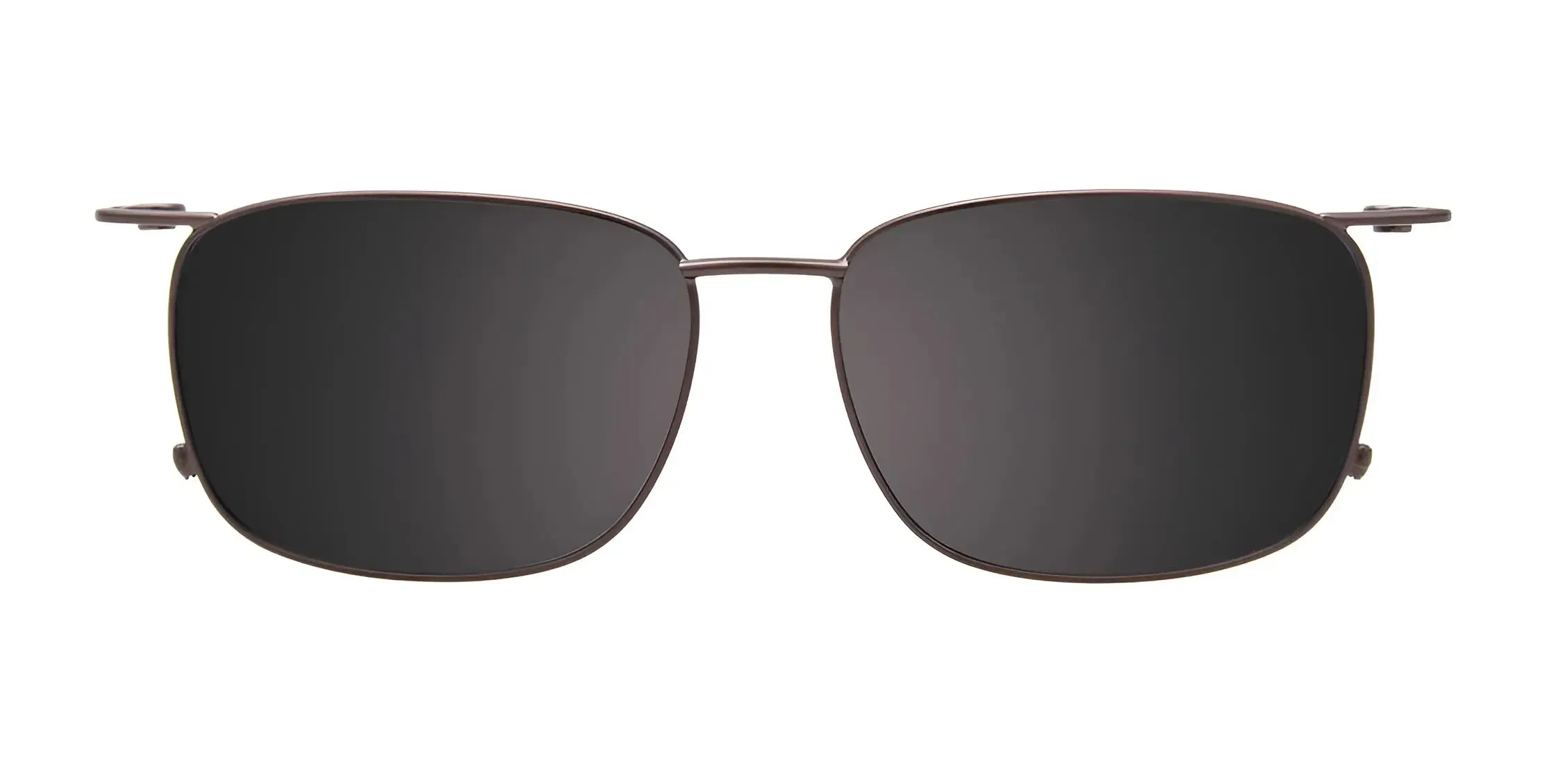 EasyClip EC595 Eyeglasses with Clip-on Sunglasses | Size 52