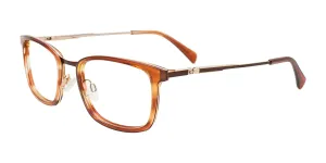EasyClip EC617 Eyeglasses with Clip-on Sunglasses | Size 52