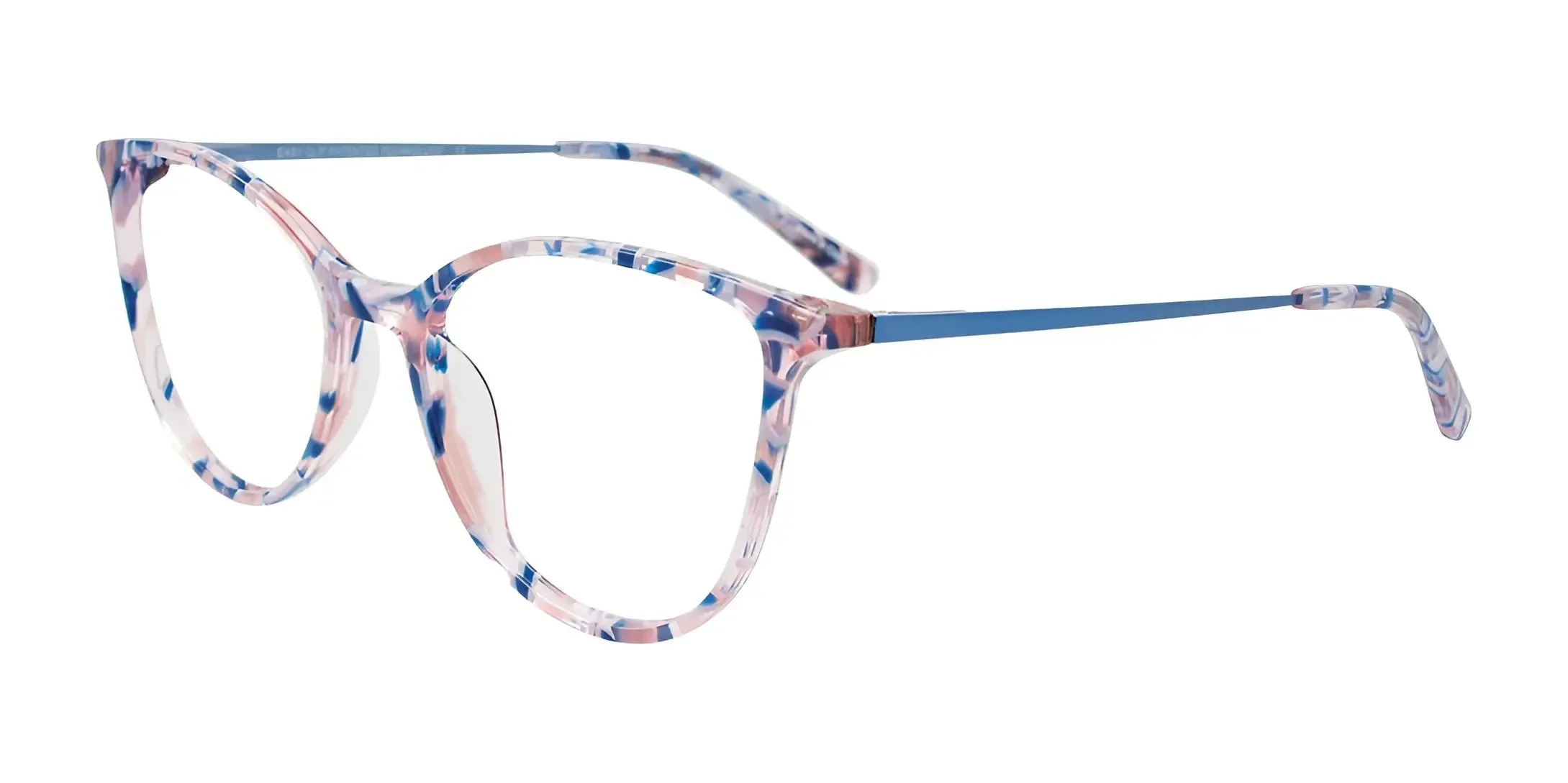 EasyClip EC673 Eyeglasses with Clip-on Sunglasses | Size 51