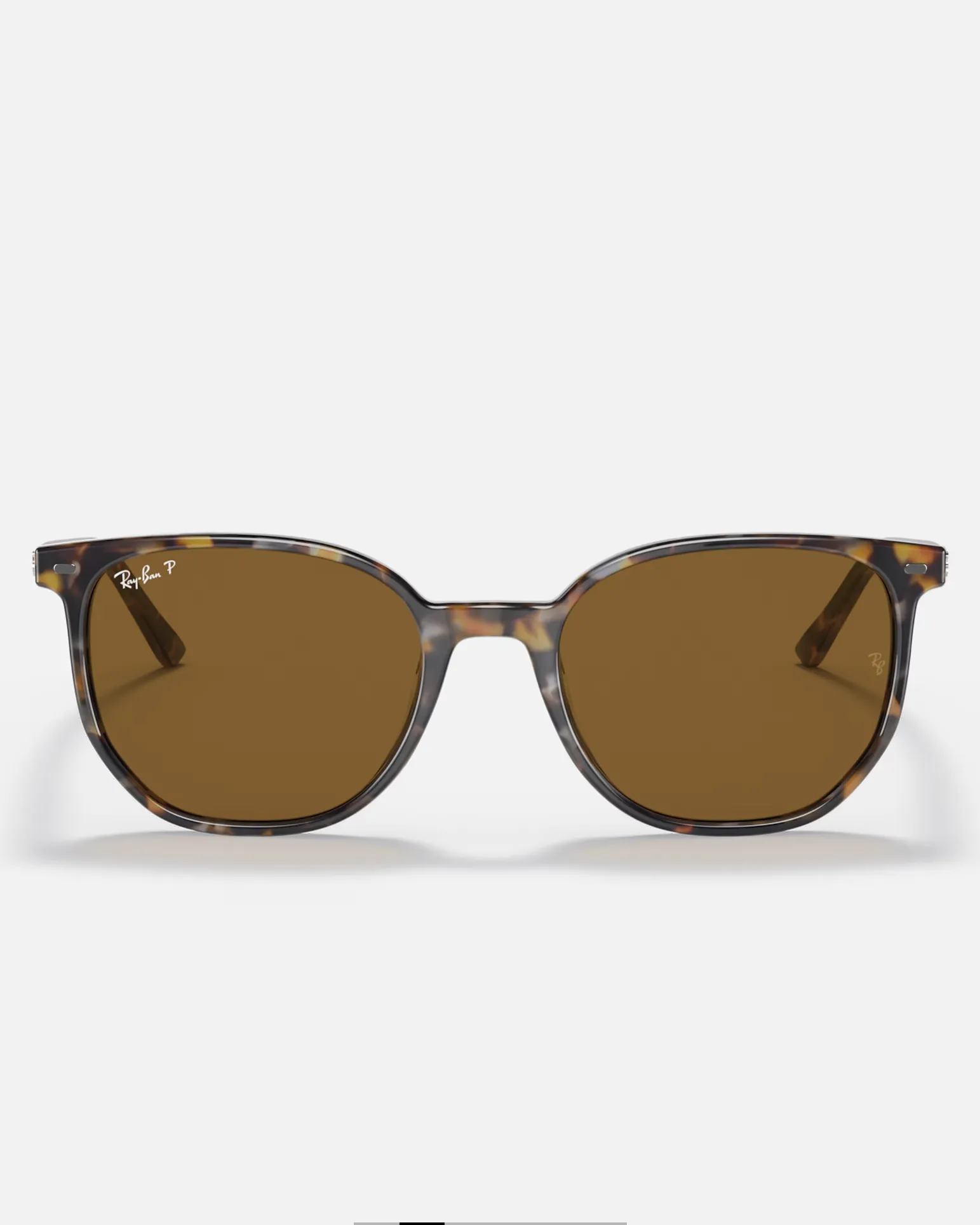 Elliot Polarised Sunglasses in Havana Brown Grey