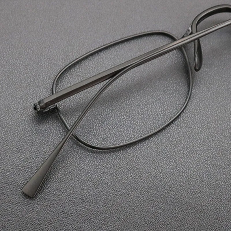 Gatenac Unisex Full Rim Square Titanium Frame Eyeglasses Gxyj708