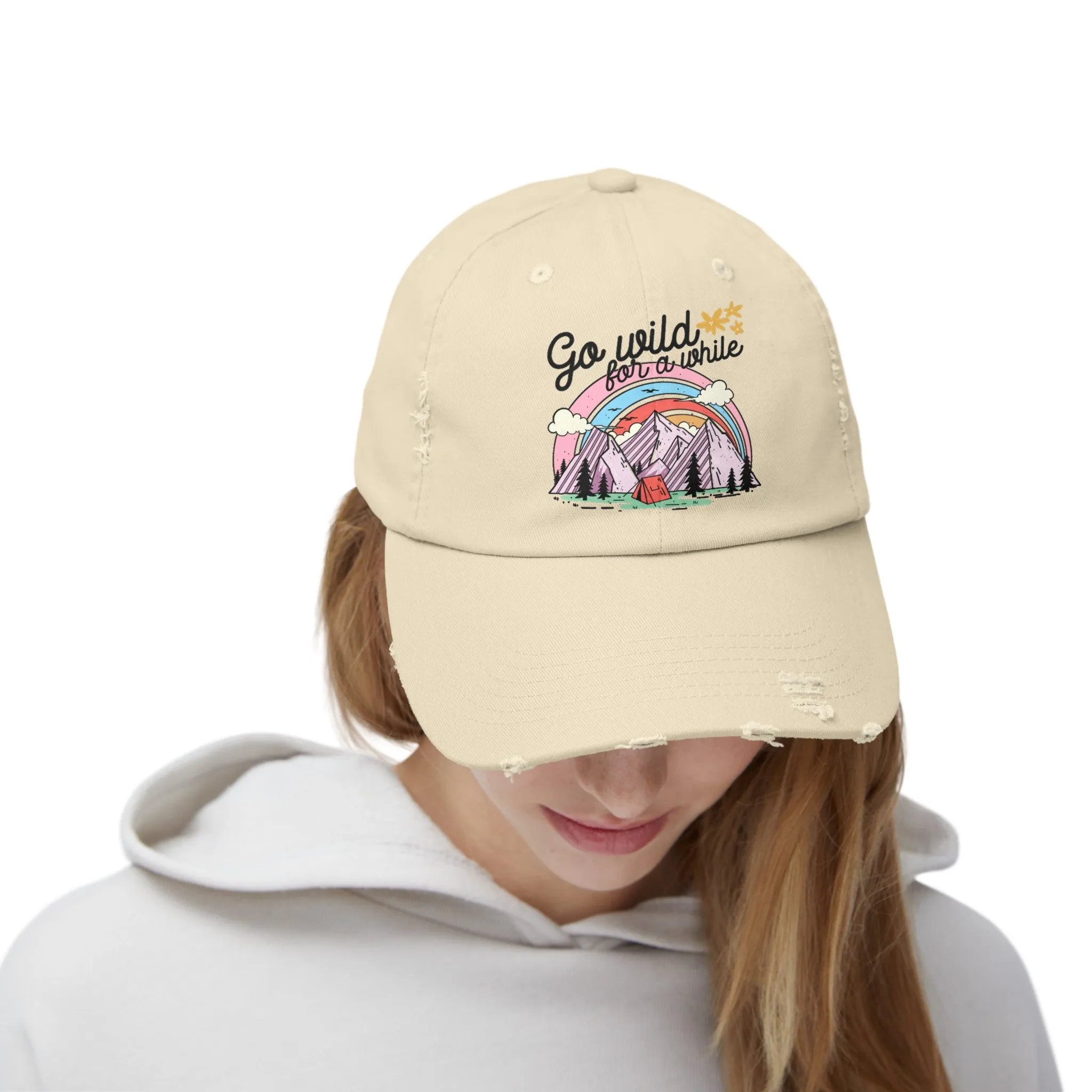 Go Wild for Awhile Distressed Cap