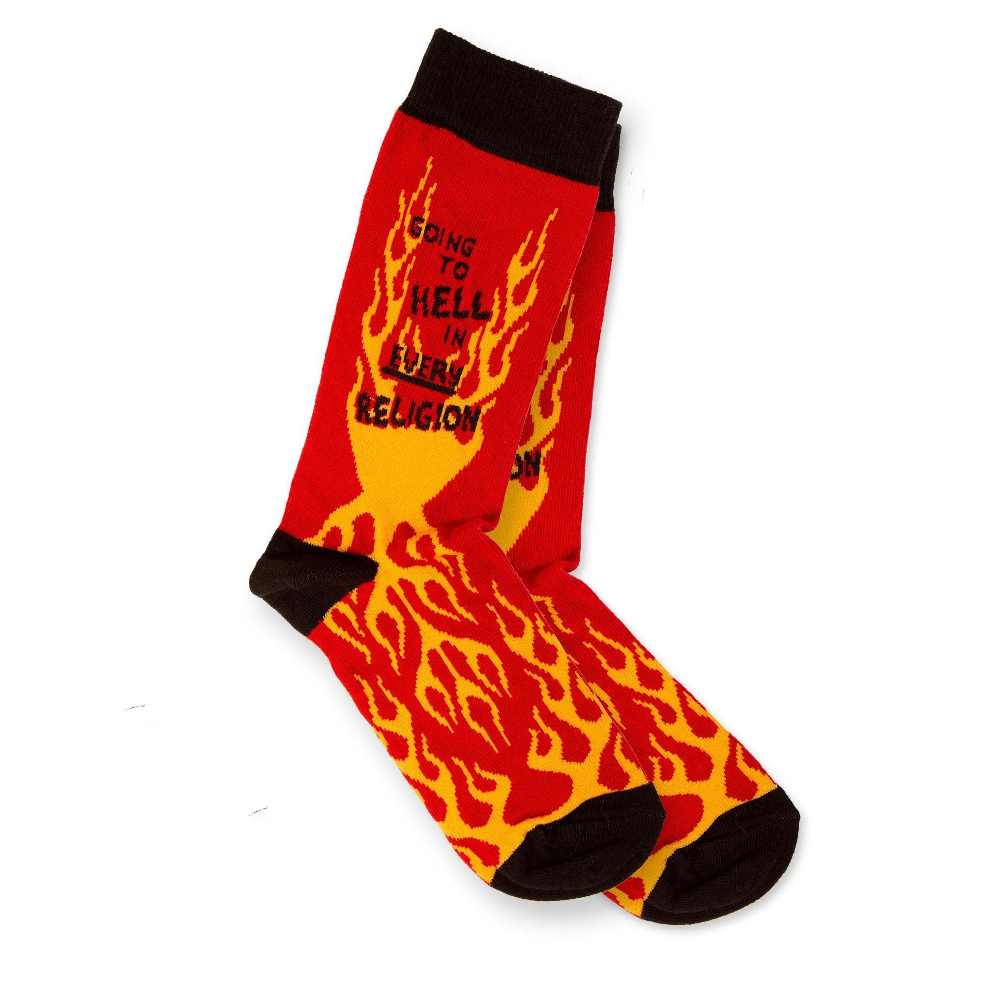 Going to Hell In Every Religion Socks Funny Socks Cotton Socks Unisex Socks Birthday Gift Socks Cute Socks Pattern Socks Holiday Socks