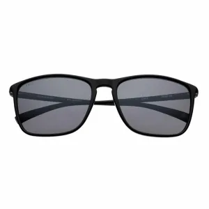 Gray Polarized Black Rectangular Sunglasses