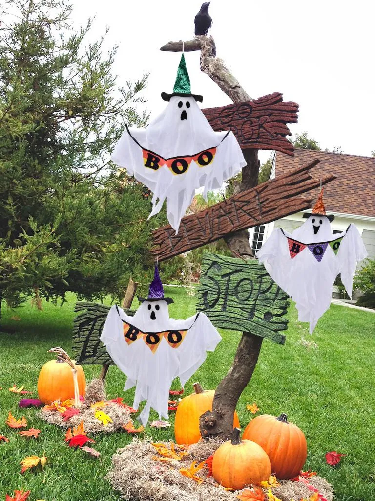 Halloween Ghost Decorations, 3 pcs