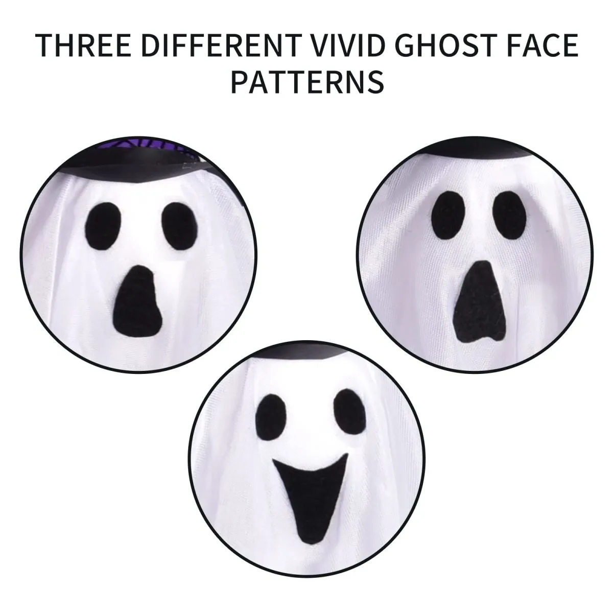 Halloween Ghost Decorations, 3 pcs