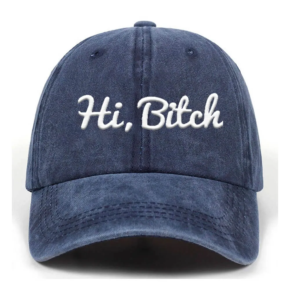 Hi Bitch T-shirt shorts Baseball Hats