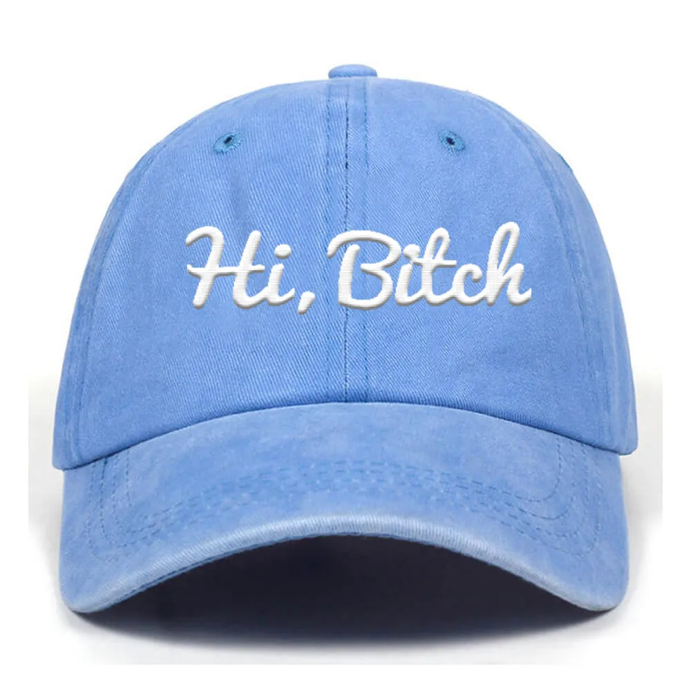 Hi Bitch T-shirt shorts Baseball Hats
